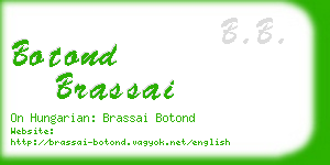 botond brassai business card